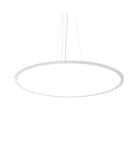 FLY LED pendant light Metal, plastic, aluminum Matt White