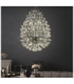 Suspension Peacock Acier doux Chrome, clair