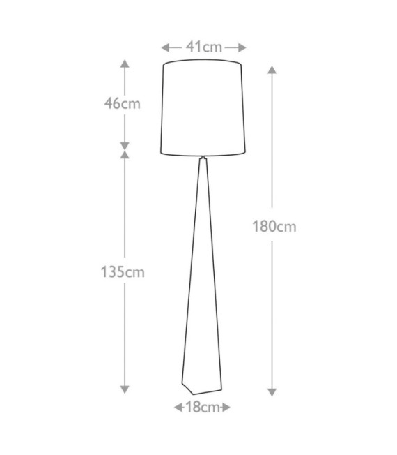 Lampadaire Ascent Acier Noir