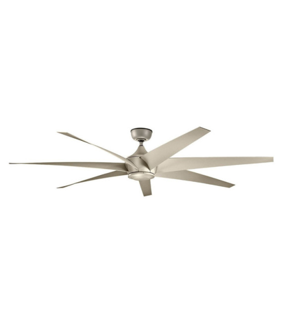 Ventilador Lehr ABS plata envejecida satinada