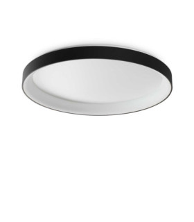 Plafoniera LED Ziggy Metallo, Plastica Nera
