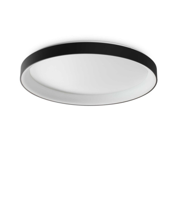 Lámpara de techo LED Ziggy Metal, plástico negro