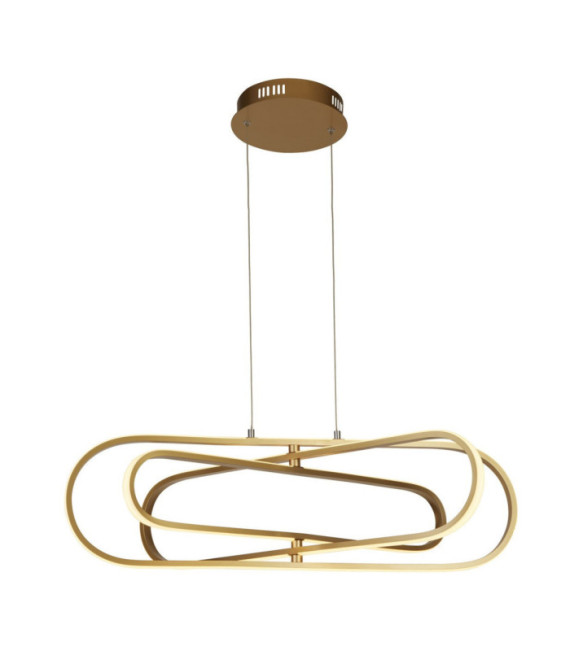 Suspension LED Clip Acier doux Blanc,Or