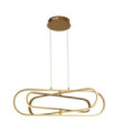 Suspension LED Clip Acier doux Blanc,Or