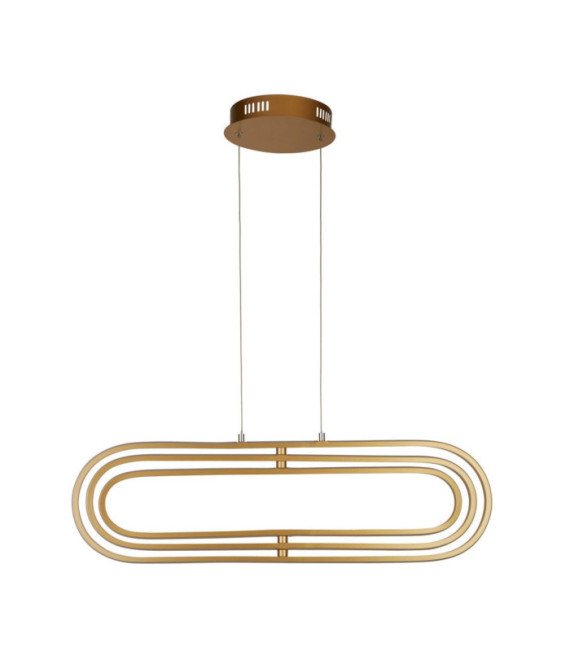 Suspension LED Clip Acier doux Blanc,Or