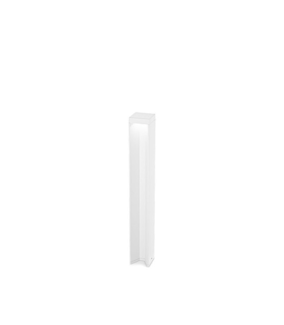 Lampe sur pied extérieur KURT Métal Blanc