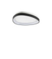 Plafonnier LED Gemini Métal,Plastique Noir