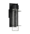 Applique murale extérieur Quoizel Aluminium,verre grainé transparent Terre noire