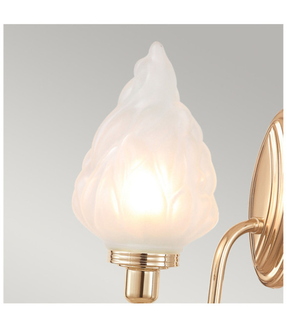 Blake wall light Glass, Aluminum Rose Gold