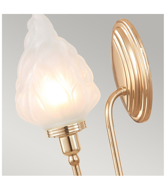 Blake wall light Glass, Aluminum Rose Gold