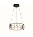 Circolo LED pendant light Aluminum, mild steel White, black sand