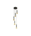 Suspension Signal Acier doux Or, Noir