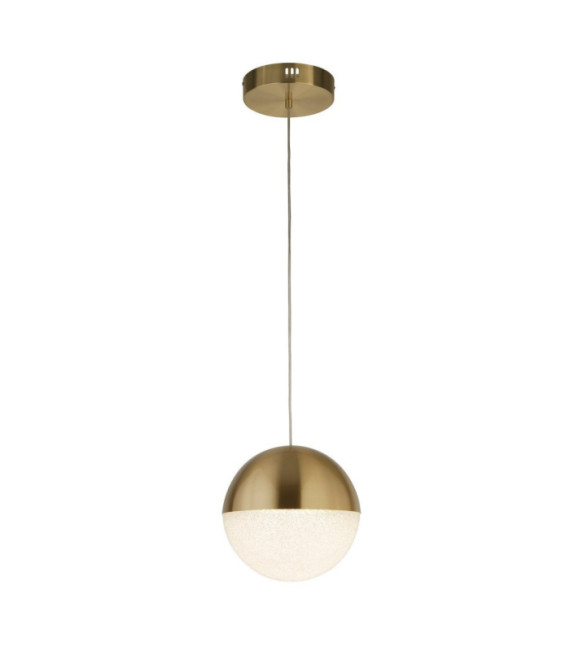 Marbles Pendelleuchte, Baustahl, Gold