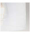 Plafonnier Feiss Verre transparent,acier Laiton bruni