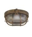 Lampe sur pied extérieur Bulkhead Aluminium Clair, or noir