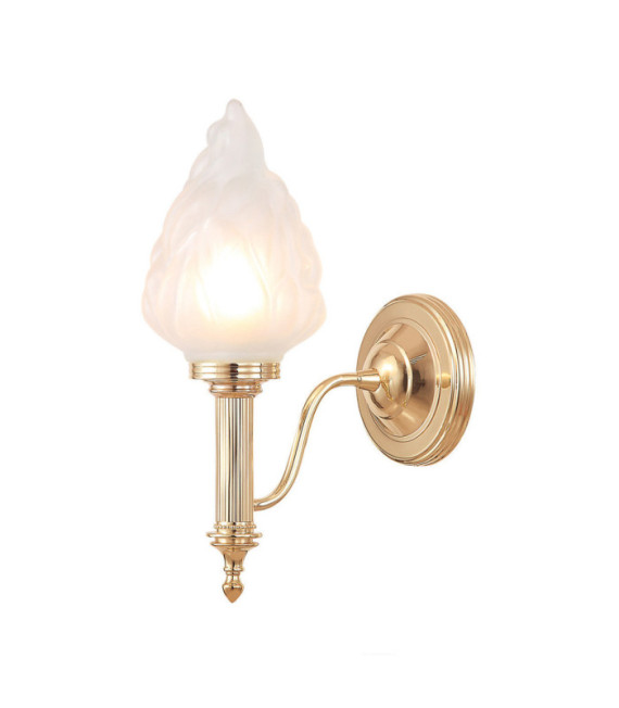 Carroll Wandleuchte Glas, Aluminium Roségold