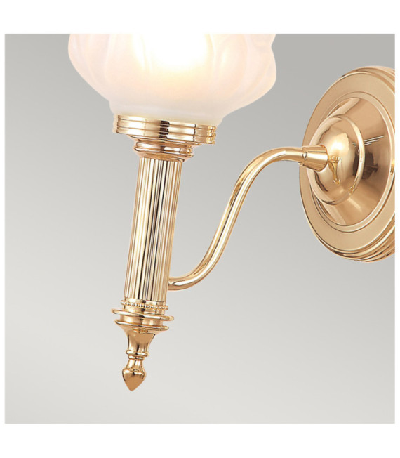 Carroll wall light Glass, Aluminum Rose Gold