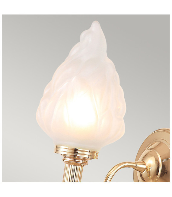 Carroll wall light Glass, Aluminum Rose Gold