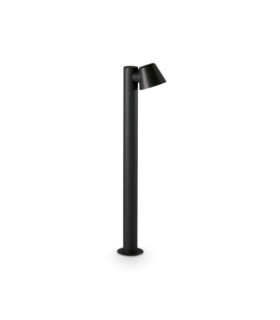 Garden bollard Gas Metal, Aluminum Black