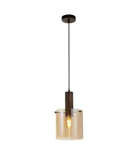 Suspension Sweden Acier doux,verre Brun