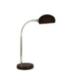 Astro table lamp Mild steel, Black glass, Chrome