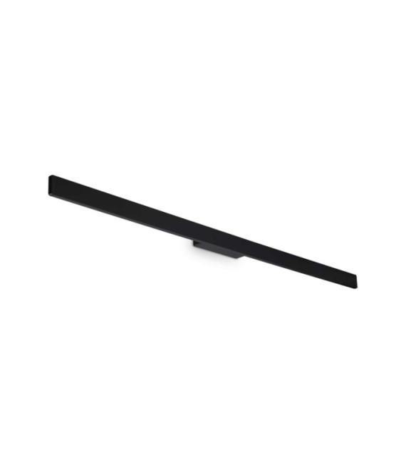 Außenwandleuchte Linea Metal, schwarzes Aluminium