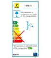 Applique murale design en cristal STRETTA chrome 5 ampoules