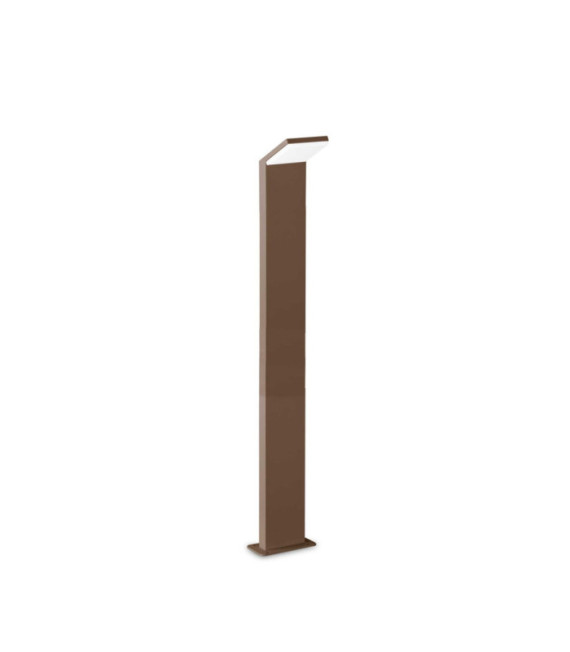 Gartenpoller-Stil aus Metall, Aluminium, Kaffeebraun