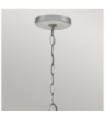 Suspension extérieur Quoizel Aluminium,acier,verre grainé transparent Aluminium industriel