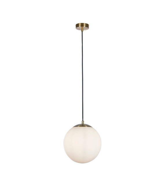 Atom pendant light Mild steel, glass Brass