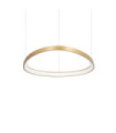 Suspension LED Gemini Métal,Plastique Laiton