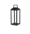 Portobello outdoor table lamp Aluminum Matte black, frosted