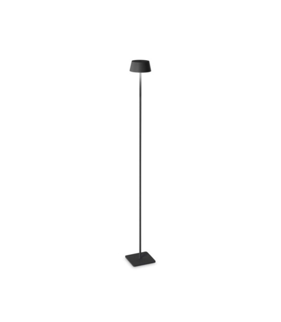 Gartenpoller aus reinem schwarzem Metall