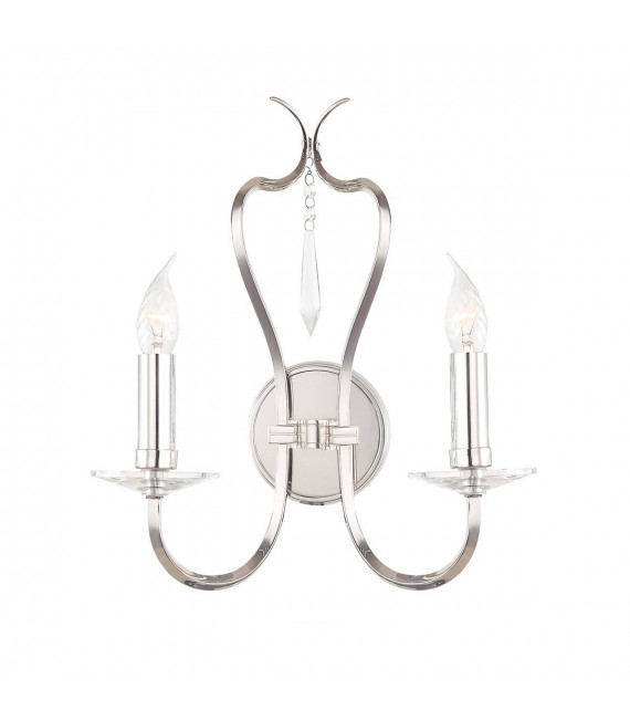 Lampada da parete Pimlico, bronzo scuro, 2 lampadine