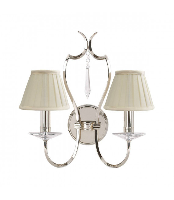 Aplique Pimlico, bronce oscuro, 2 bombillas