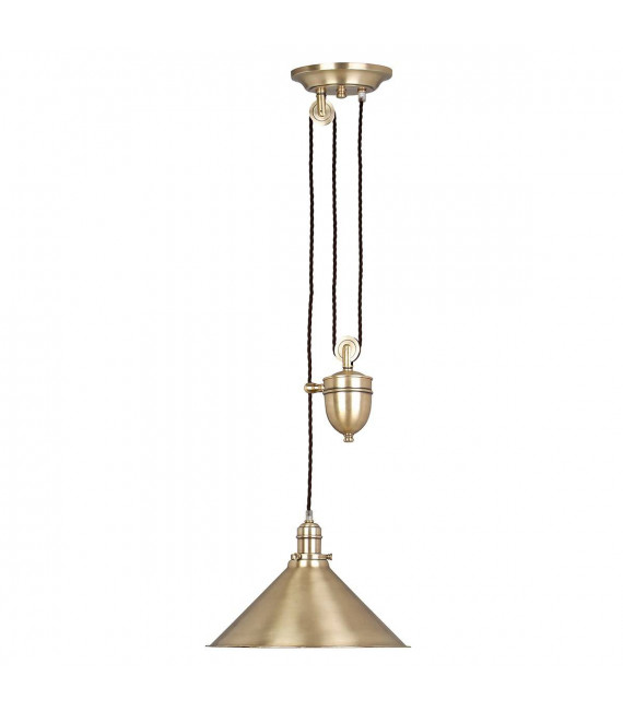 Pimlico Pendelleuchte, poliertes Nickel, 9 Glühbirnen