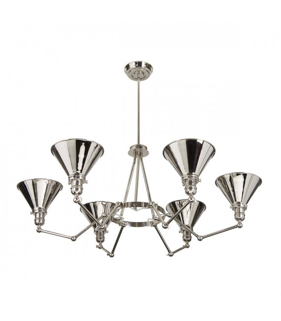 Lampada a sospensione Provence, ottone antico