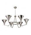 plafonnier ventilateur vintage 2 ampoules e27 max 60w brun patiné