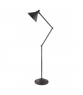 Lampadaire Provence, laiton antique