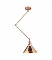 plafonnier ventilateur vintage 2 ampoules e27 max 60w brun patiné