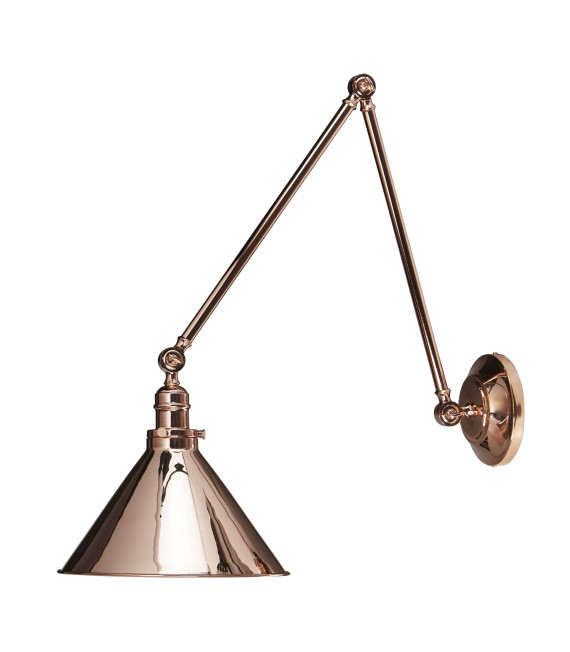Lampada a sospensione flessibile Provenza, ottone antico