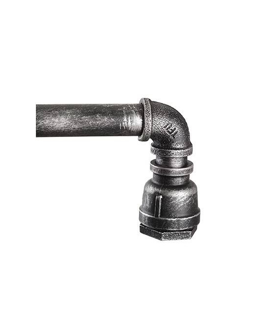 PLUMBER aplique negro antiguo 3 bombillas