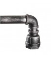 Applique murale Noire antique PLUMBER 3 ampoules