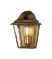 plafonnier ventilateur vintage 2 ampoules e27 max 60w brun patiné