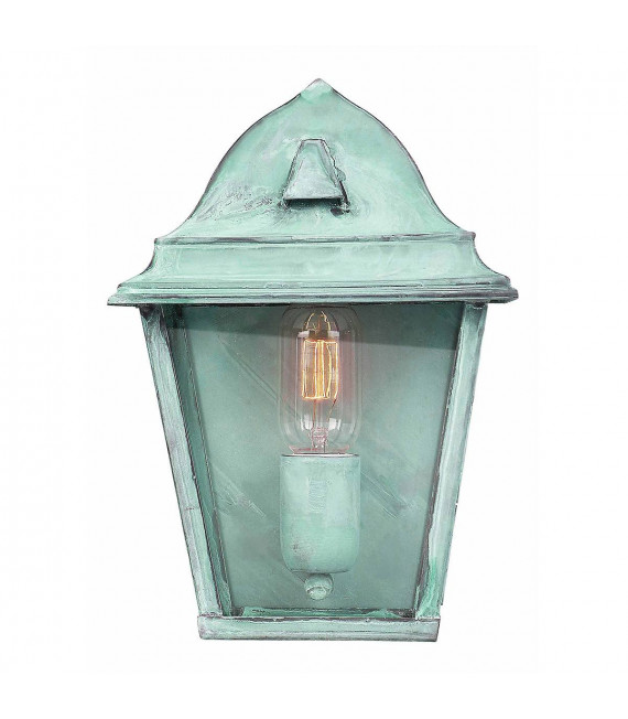 Aplique St James, bronce antiguo y vidrio
