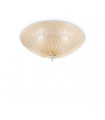 Plafonnier Ambre SHELL 4 ampoules