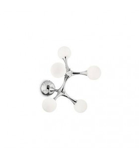 Plafonnier Blanc NODINO 5 ampoules