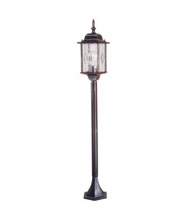 plafonnier ventilateur vintage 2 ampoules e27 max 60w brun patiné