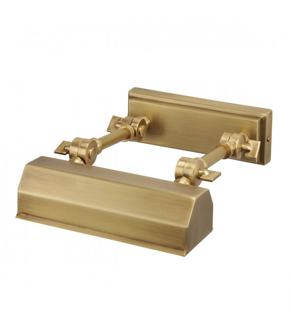 Lámpara de pared Chawton para cuadros antiguos de latón 18.2cm