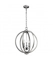 plafonnier ventilateur vintage 2 ampoules e27 max 60w brun patiné